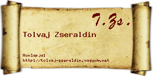 Tolvaj Zseraldin névjegykártya